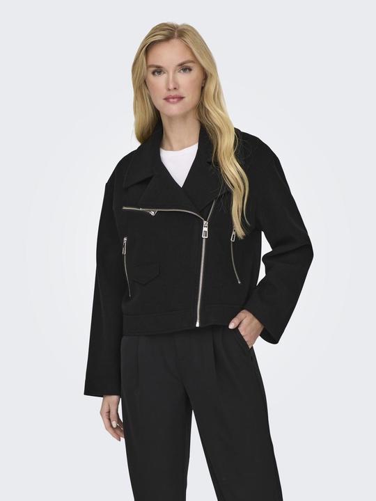 Produktbild Only Fly-Away Kragen Jacke Bikerjacke in Lederoptik (XL)