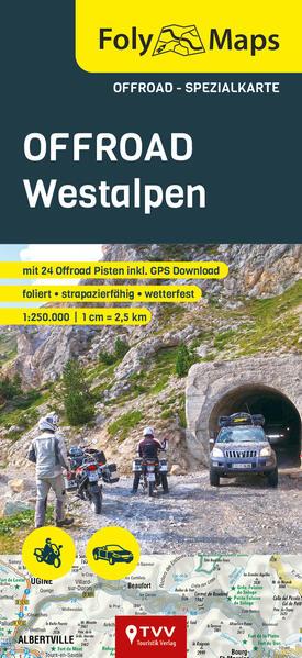 Produktbild FolyMaps OFFROAD Westalpen 1:250 000
