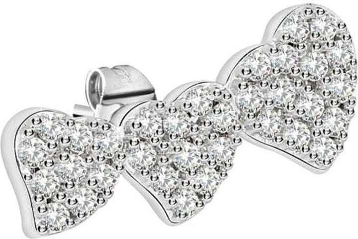Image du produit La Petite Story Exigo Hearts Boucles d'oreilles (Laiton)