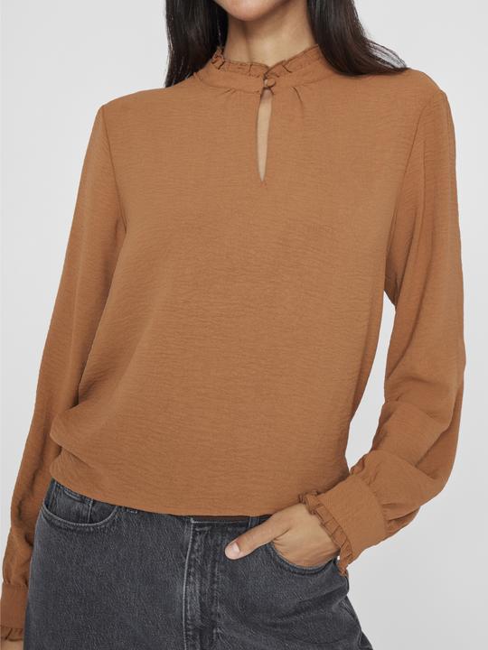 Actual product image Vila High Neck Top with Long Sleeves (40)