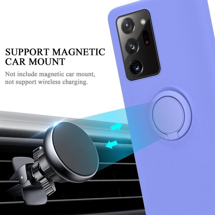 Actual product image Cadorabo TPU Liquid Ring Silicone Case Cover (Samsung Galaxy Note 20 Ultra)