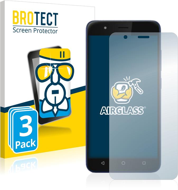 Actual product image BROTECT AirGlass Glass (3 Piece, Gigaset GS270)