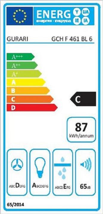 Energie-Label Gurari GCH F 461 BL 6
