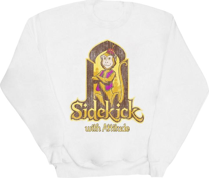 Disney Mädchen Aladdin Film Abu Sidekick mit Attitude Sweatshirt