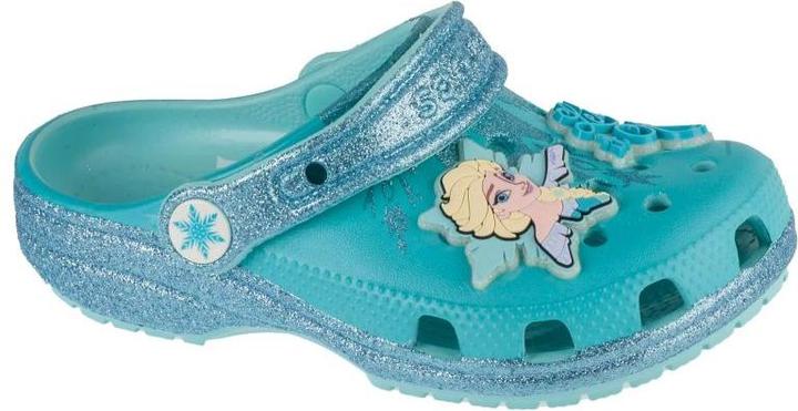 Actual product image Crocs K's Frozen Elsa Classic Clog (32)