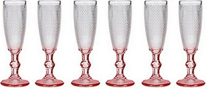Actual product image Vivalto glass jar 6 pieces (180 ml) (18 cl, 6 Glasses, Champagne glasses)