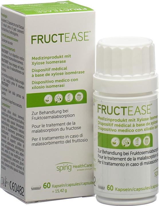 Actual product image Fructease enzyme preparation for fructose intolerance - 60 capsules (60 Piece, Capsules, 39 g)