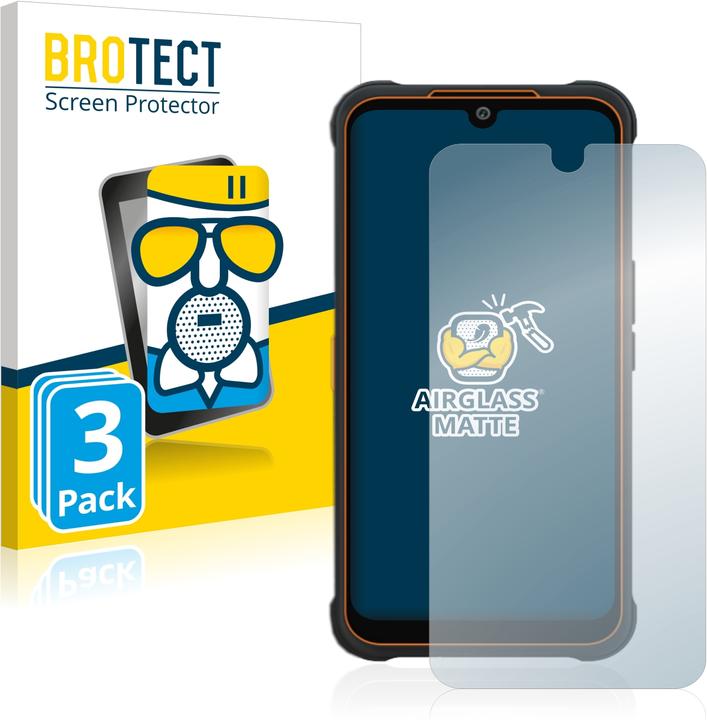 Produktbild BROTECT AirGlass Panzerglasfolie Matt (3 Stück, AGM Glory Pro)