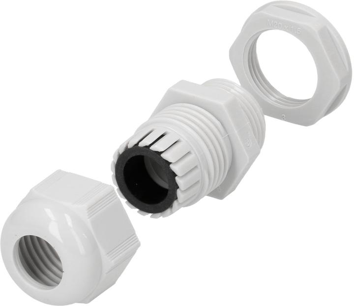 Image du produit Max Hauri Presse-étoupe M20 avec écrou gris IP68, 2 pcs.