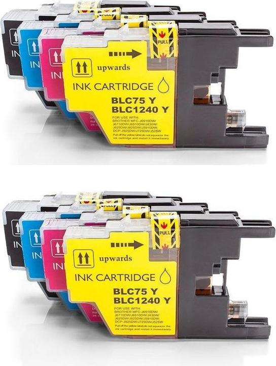 Immagine prodotto Hermex Cartucce d'inchiostro di ricambio Brother MFC-J 825DW compatibili (M, FC, C, Y)
