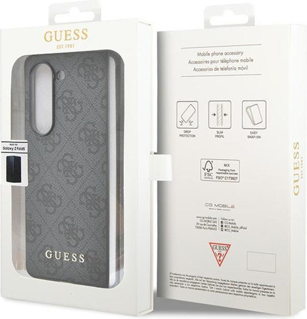 Productafbeelding Guess 4G Bedels Hoesje voor F946B Samsung Galaxy Z Fold5 - grijs (Samsung Galaxy Z Fold5)