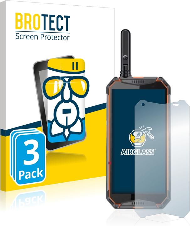 Actual product image BROTECT AirGlass Glass (3 Piece, Ulefone Armor 3W)