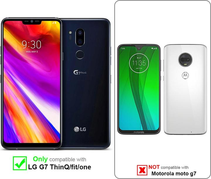 Image du produit Cadorabo Flip comme Invisible Cover (G7 ThinQ, OnePlus X, LG G7 Fit)