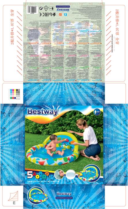 Immagine prodotto Bestway Piscina per bambini Splash & Learn 120x117x46cm