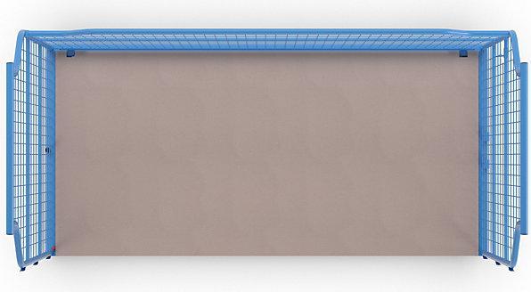 Produktbild Cordes Universal-Corlette® + Vergitterung, Typ 2400, lichtblau, 2400x1150x1850 (800 kg)