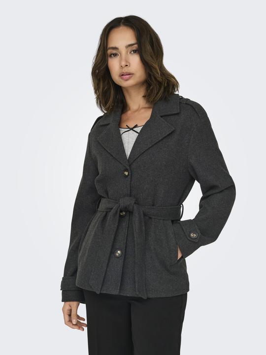 Produktbild Only Reverskragen Ärmelbündchen mit Knopf Jacke Trenchcoat (XL)