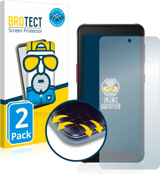 Actual product image BROTECT Full-Cover Protector Matte (2 Piece, Samsung Galaxy Xcover 5)