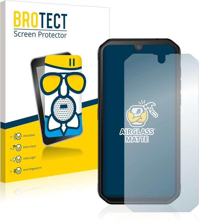 Actual product image BROTECT AirGlass Glass Matte (1 Piece, Blackview BV9900)