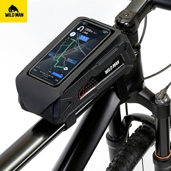 Actual product image Wildman Etui/uchwyt rowerowy M90 sakwa na ramę czarna/black (Luggage carrier bag)