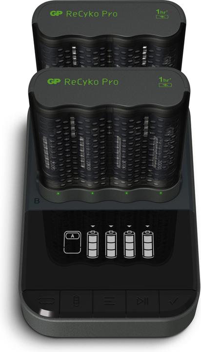 Produktbild GP Batteries GP ReCyko Pro-Charger Dock (1 Stk., AA, 2000 mAh, Ladegerät inkl. Akku)