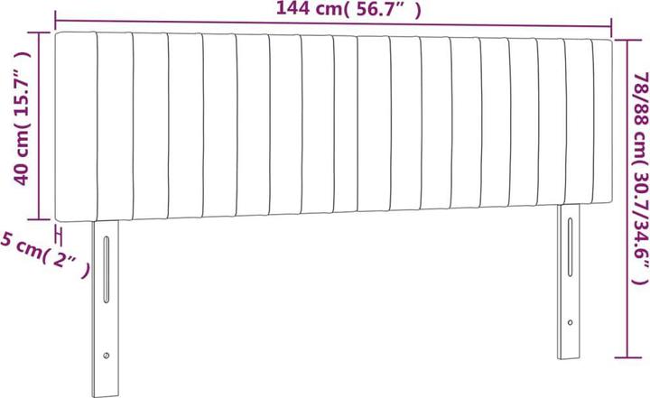 Actual product image VidaXL Aldridge (144 x 5 x 88 cm)