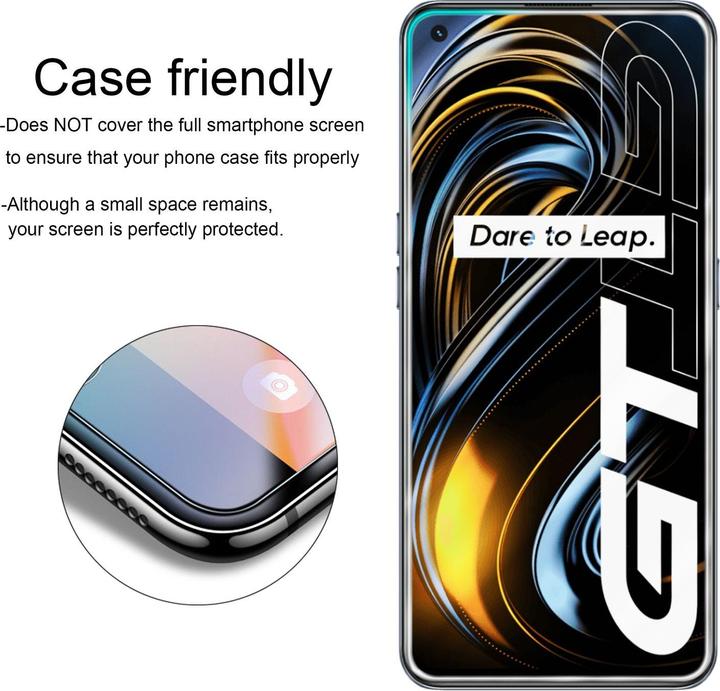 Produktbild Cadorabo Display Schutzglas Folie für Realme GT / GT Neo 2T / Q3 PRO 3er Pack (3 Stück, Realme Q3 Pro 5G, Realme GT Neo 2T)