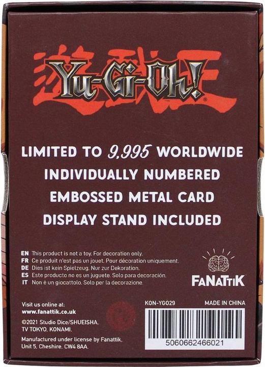 Actual product image Fanattik Yu-Gi-Oh: Baby Dragon Metal Collectible