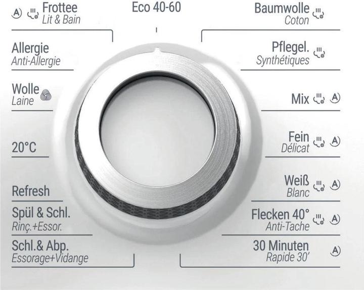 Actual product image Bauknecht Wm Bk 8a Ch N (8 kg, Left, CH plug)