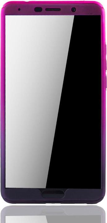 Produktbild König Design Hülle Handy Schutz für Huawei Mate 10 Full Case Cover Displayschutz 360 Violett