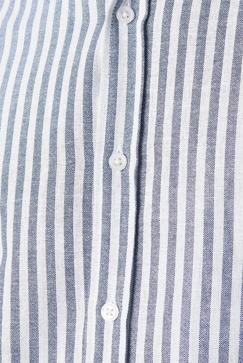 Actual product image Burton Mens Stripe Linen Long-Sleeved Shirt (M)