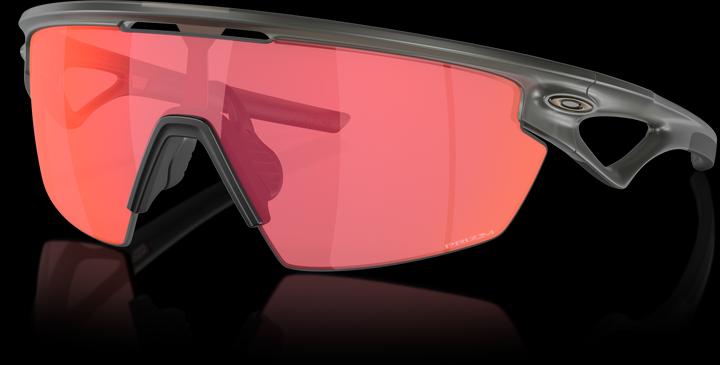 Actual product image Oakley Sphaera sports glasses (matte grey smoke, Prizm trail torch)