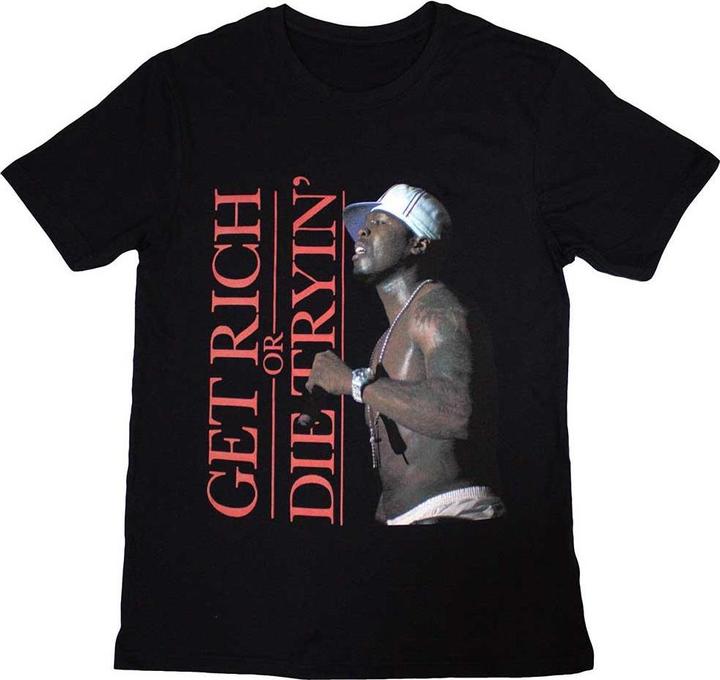 Immagine prodotto 50 Cent Get Rich Maglietta Adulto Unisex (XL)