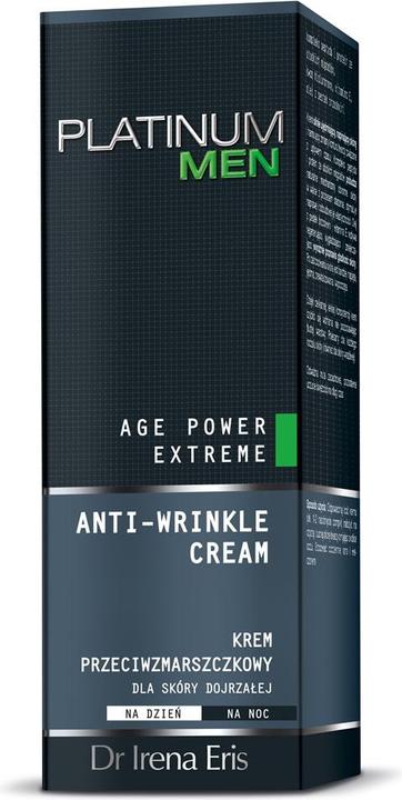 Produktbild Dr Irena Eris Platinum Men Age Power Extreme Anti-Wrinkle Cream Anti-Wrinkle Cream For Scores (50 ml, 24h Creme)