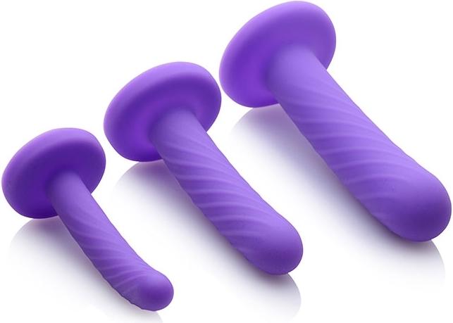 Image du produit XR Brands Ensemble de godemichés en silicone Tri-Play 3 pièces