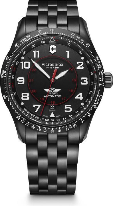 Image du produit Victorinox Airboss Mecha 42, BLK PVD, BLK dial, BLK SST br (Montre pilote, 42 mm)