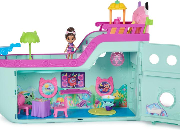 Actual product image Gabby's Dollhouse Cat-Tastic Cruise Ship