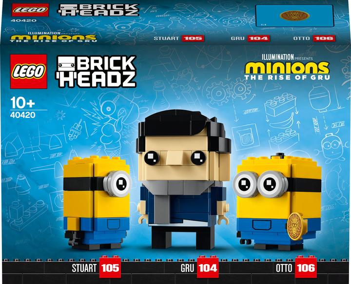 Produktbild LEGO Gru, Stuart & Otto (40420, LEGO Brickheadz)