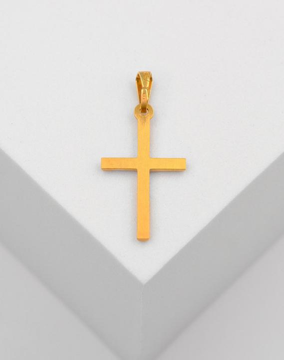 Produktbild Muau Kreuz (750, Weissgold, 18K Gelbgold)