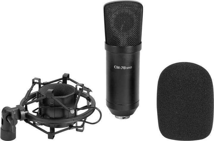 Image du produit Omnitronic MIC CM-78MK2 Microphone à condensateur à grande membrane