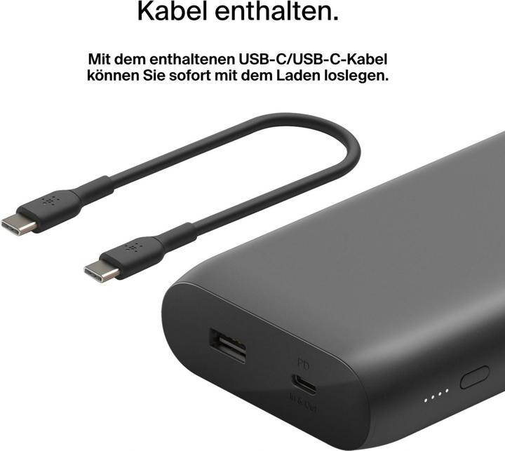 Image du produit Belkin BoostCharge Pro (20000 mAh, 65 W, 9.25 Wh)