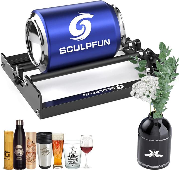 Actual product image Sculpfun Laser-Rotationswalze S30