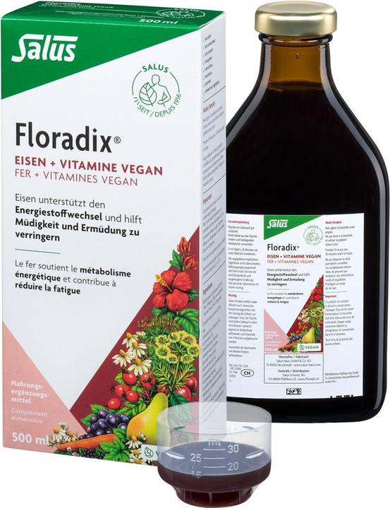 Actual product image Salus VEGAN Iron + Vitamins Fl 500 ml (1 Piece, Liquid, 990 g)