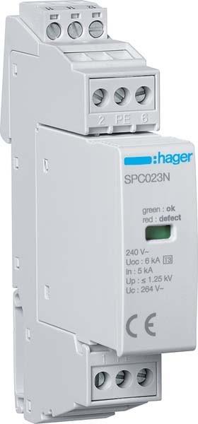 Image du produit Hager Parafoudre SPC203N