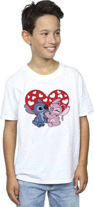 Immagine prodotto Disney Lilo & Stitch Hearts Maglietta Ragazzi (104)