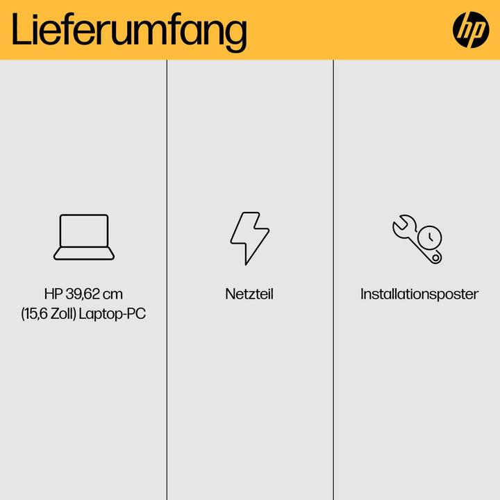 Image du produit HP 15-fc0173ng (15.60", AMD Ryzen 7 7730U, 16 Go, 512 Go, DE)