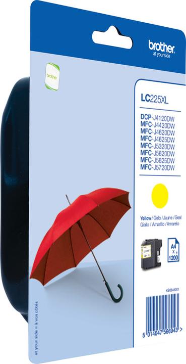Actual product image Brother Lc-225xly (Y)