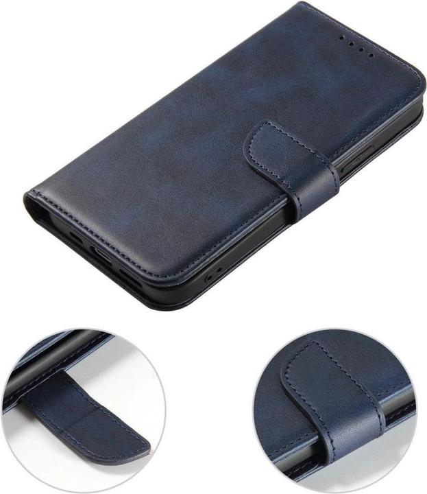 Actual product image Hurtel Back panel cover Magnet Case with Flip for Samsung Galaxy A26 - Blue (Samsung Galaxy A26)