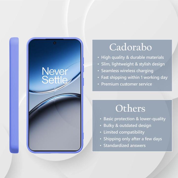 Actual product image Cadorabo Case for OnePlus Nord 4 TPU Liquid Silicone Cover (OnePlus Nord 4)
