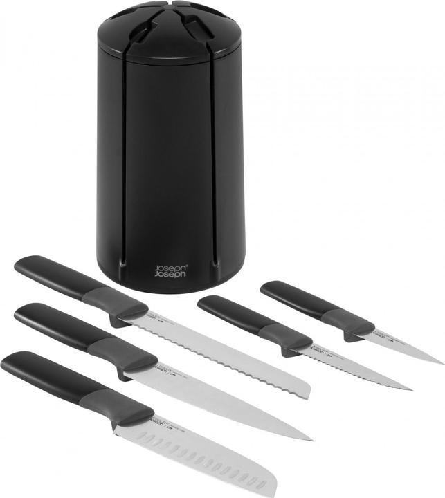 Produktbild Joseph Joseph Messerblock bestückt 5-tlg. ELEVATE KARUSSELL Schwarz