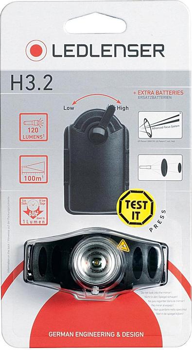 Produktbild Ledlenser H3.2 (120 lm)